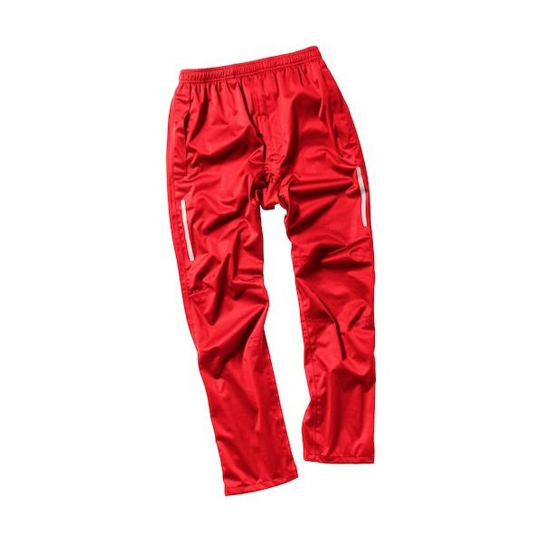マック Makku エラスティコニットレインパンツ レッドS AS8350L 1着 532-6005（直送品）