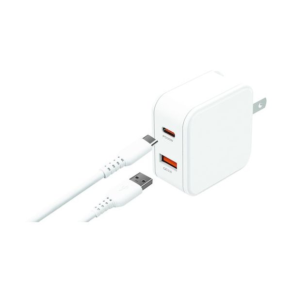 エアージェイ ACアダプター TypeーC PD30W AポートQC型 AKJ-30WPD2 1個 572-8058（直送品）