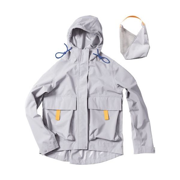 マック Makku 防滴ビッグポケットレインパーカー M ライラック AS6301P 1着 529-9771（直送品）