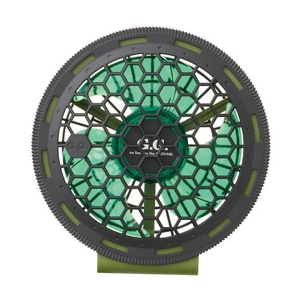 桑和 G.G. 18233 Wオープンファン単品 ブラック 1個 546-1917（直送品）