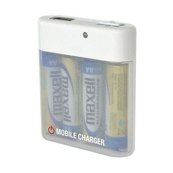 エアージェイ 乾電池充電器1A BJ-EUSB1A WH 1個 557-5212（直送品）