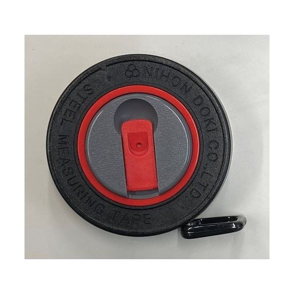 日本度器 ホワイトスチール巻尺 コメット・ミニ 10m CM-10 1個 563-1839（直送品）