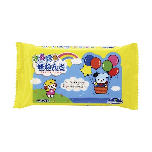 銀鳥産業 ギンポー かるかる紙ねんど 標準200G 283046 1セット(50個) 572-4312（直送品）