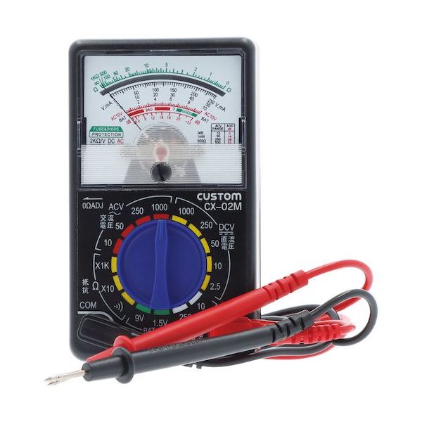 カスタム CUSTOM アナログテスター CX-02M 1台 567-8977（直送品）