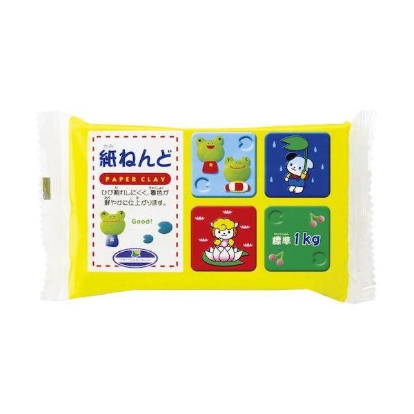 銀鳥産業 ギンポー 紙ねんど 標準1KG 283005 1セット(24個) 572