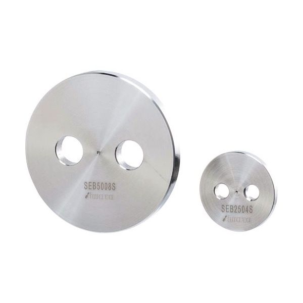 岩田製作所 IWATA エンドプレート 2穴 黒染め EPB5008 1個 223-0701（直送品）