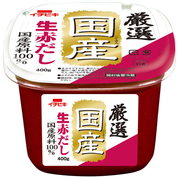 厳選国産生赤だし 500g 1個 イチビキ 味噌 みそ