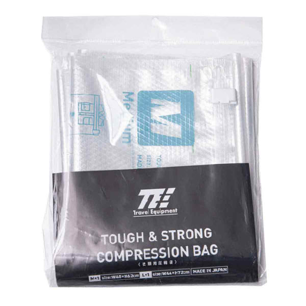 TTC TEタフ&ストロンク 衣類圧縮袋 M+Lサイズセット 透明 535058