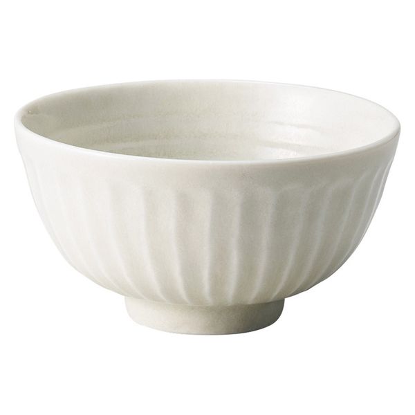 みやび街道　飯碗 シノギ　ホワイト飯碗 [ 6個入 ]　mkd-03505414　[ 6個入 ]（直送品）