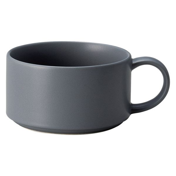 みやび街道 スープカップ グレーマットスタックスープ [ 3個入 ] mkd-04313414 (3個入)（直送品）