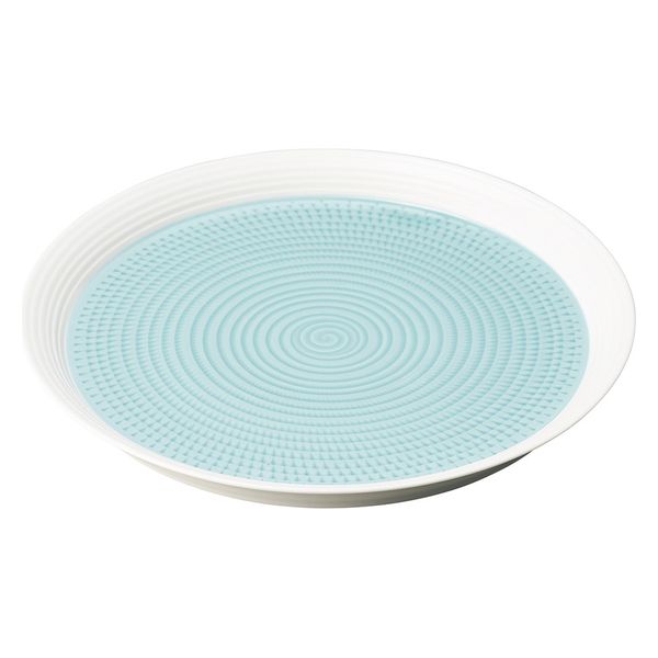 みやび街道　洋食器大皿 ブルー　スブレット　２４cm丸プレート  [ 1個入 ]　mkd-66306934　[ 1個入 ]（直送品）