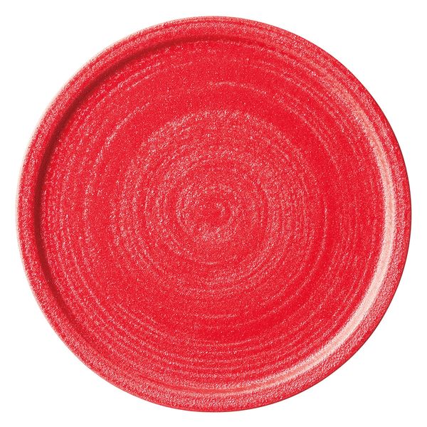 みやび街道　洋食器中皿 Ｓｔｅｌｌａ（ステラ）　　赤刷毛２０cmリムステッププレート  [ 2個入 ]　mkd-69819574　[ 2個入 ]（直送品）