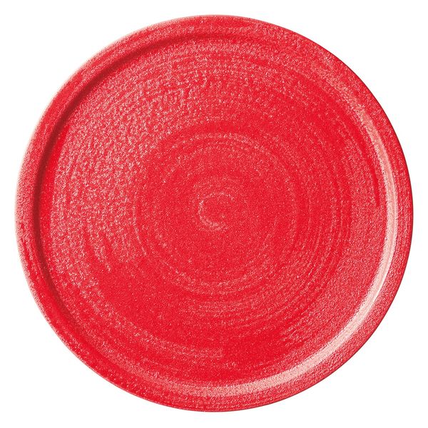 みやび街道　洋食器大皿 Ｓｔｅｌｌａ（ステラ）　　赤刷毛２５cmリムステッププレート  [ 1個入 ]　mkd-69818574　[ 1個入 ]（直送品）