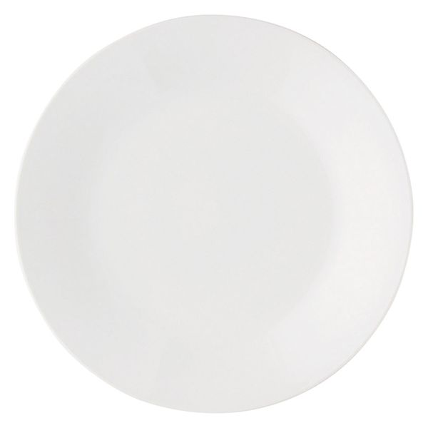 みやび街道 洋食器大皿 輝き（かがやき） 白 24皿 mkd-71702211 [ 4個入 ]（直送品）