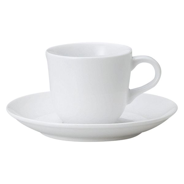 みやび街道 碗皿 L・Sホワイト コーヒーC/S mkd-73056023 [ 2個入 ]（直送品）
