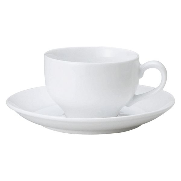 みやび街道　碗皿 Ｌ・Ｓホワイト　紅茶Ｃ／Ｓ  [ 2個入 ]　mkd-73062023　[ 2個入 ]（直送品）