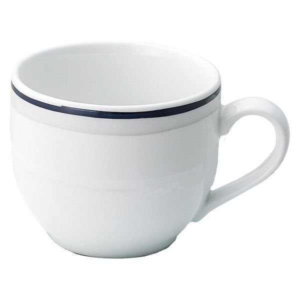みやび街道 コーヒーカップ ブルーボーダー デミタスカップ [ 3個入 ] mkd-73764211 (3個入)（直送品）