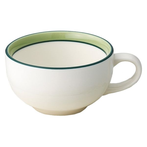 みやび街道 コーヒーカップ グリーンセラム 紅茶碗 [ 3個入 ] mkd-73855221 (3個入)（直送品）