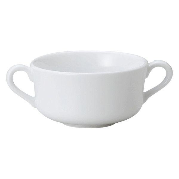 みやび街道 スープカップ L・Sホワイト ブリオンカップ [ 2個入 ] mkd-74260021 (2個入)（直送品）