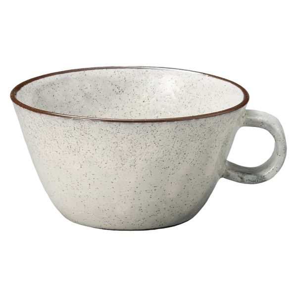 みやび街道 スープカップ 白釉 カフェオレカップ [ 3個入 ] mkd-76824334 (3個入)（直送品）