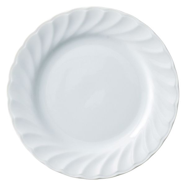 みやび街道　洋食器中皿 キャロルホワイト　７　１／２吋ケーキ皿  [ 6個入 ]　mkd-76904241　[ 6個入 ]（直送品）