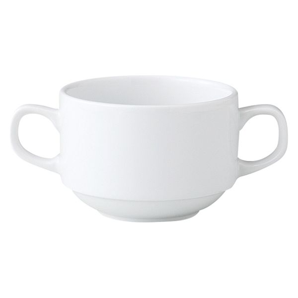 みやび街道 スープカップ ハイストロング ホワイト 両手スタックカップ [ 4個入 ] mkd-77232431 (4個入)（直送品）