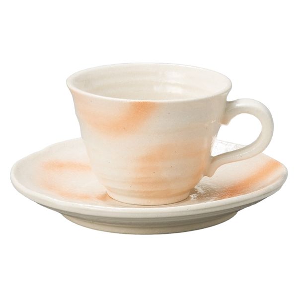 みやび街道　碗皿 渦紋白コーヒー碗皿  [ 4個入 ]　mkd-77769364　[ 4個入 ]（直送品）