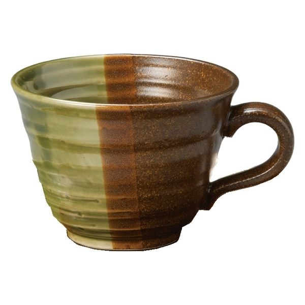 みやび街道 コーヒーカップ 渦紋塗り分けコーヒー碗 [ 8個入 ] mkd-77773364 (8個入)（直送品）