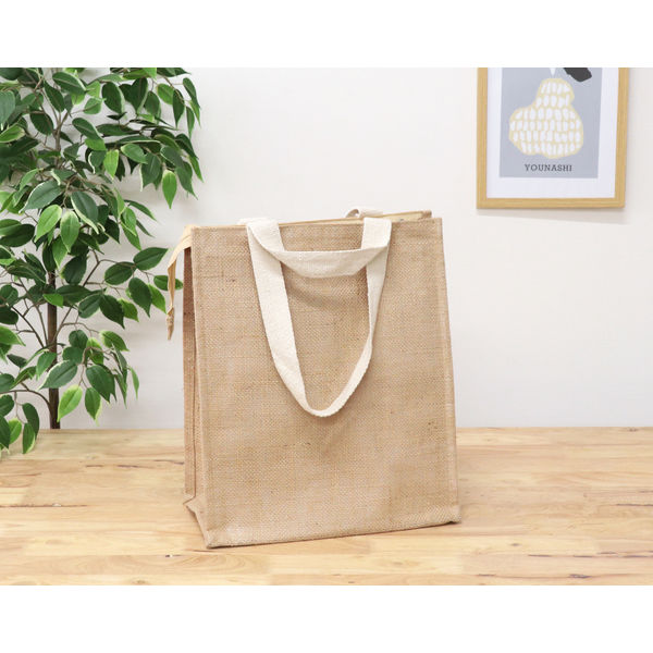 不二貿易 ジュート 保冷バッグ(28129) 28079 1箱(6個入)（直送品