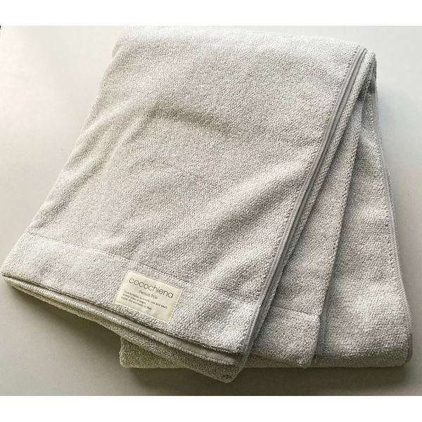 日繊商工 洗うほどに膨らむタオルシリーズのタオルケット：ココケット（グレー） CE65015GY 1箱（10枚入）（直送品）