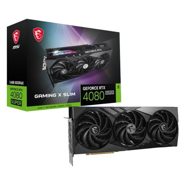 MSI NVIDIA GeForce RTX 4080 グラフィックカード SUPER 16G GAMING X SLIM 1個（直送品）