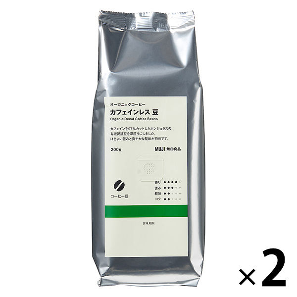 コーヒー豆】無印良品 オーガニックコーヒー カフェインレス 豆