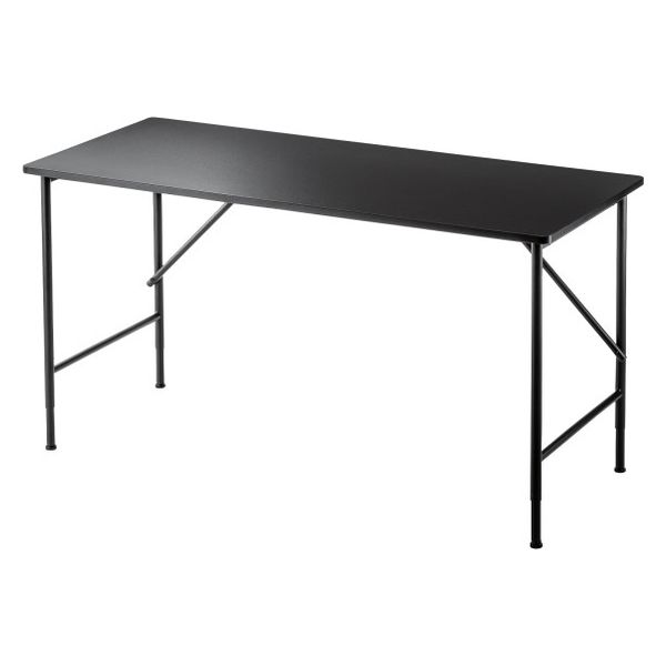 サンワサプライ マルチワークデスク 幅1400×奥行600×高さ720mm ブラック×ブラック SH-MX1460BK 1台（直送品）