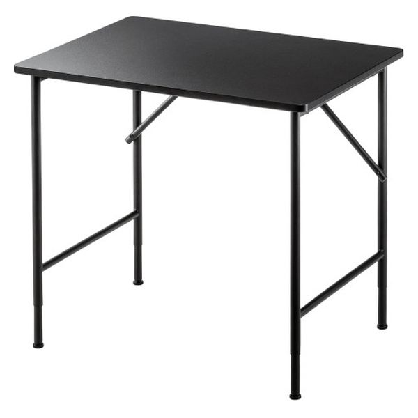 サンワサプライ マルチワークデスク 幅800×奥行600×高さ720mm ブラック×ブラック SH-MX0860BK 1台（直送品）