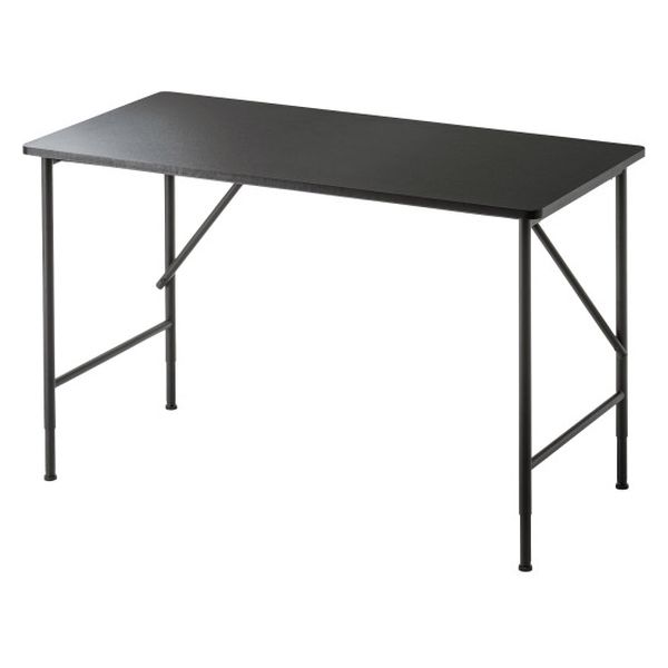 サンワサプライ マルチワークデスク 幅1200×奥行600×高さ720mm ブラック×ブラック SH-MX1260BK 1台（直送品）