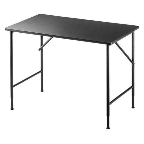 サンワサプライ マルチワークデスク 幅1000×奥行600×高さ720mm ブラック×ブラック SH-MX1060BK 1台（直送品）