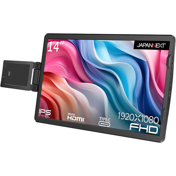 JAPANNEXT 14インチ ノートPC装着型モバイルモニター JN-MDO-IPS140FHD 1台（直送品）