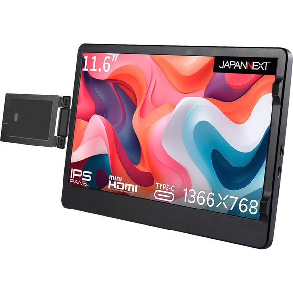 JAPANNEXT 11.6インチ ノートPC装着型モバイルモニター JN-MDO-IPS116 1台（直送品）