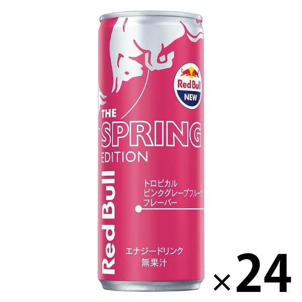 レッドブル・スプリング エディション 250ml 1箱（24缶入） - アスクル