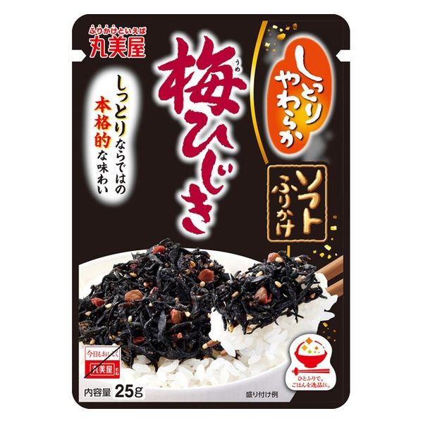 丸美屋 ソフトふりかけ 梅ひじき 25g 1個