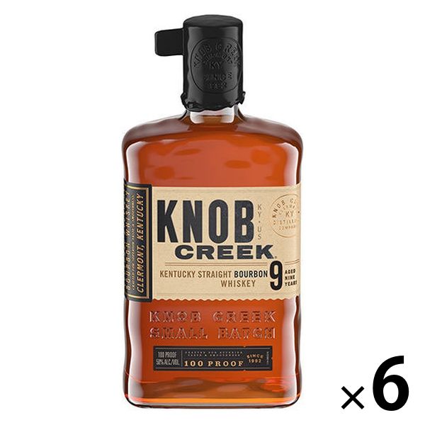 ノブクリーク （KNOB CREEK）50度 750ml １ケース（６本） ウイスキー バーボン - アスクル