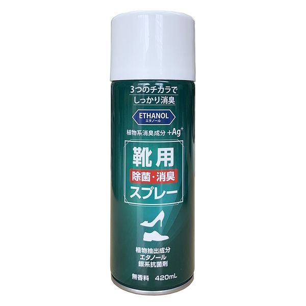 ナガシマ 靴用除菌消臭スプレー420ml 4520935301332 1セット(1本