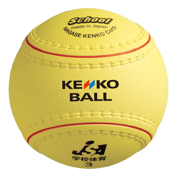 KENKO(ケンコー) 学校体育 ソフトボール 検定球 3号 KS12PUR 1セット（6球）（直送品） - アスクル