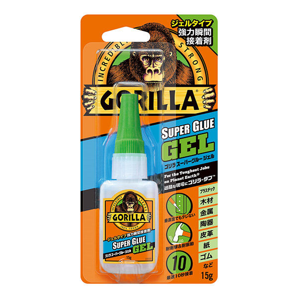 呉工業　GORILLA(ゴリラ)　スーパーグルージェル 15g　1786　1P（直送品）