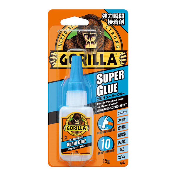 呉工業 GORILLA(ゴリラ) スーパーグルー 15g 1785 1P（直送品） - アスクル