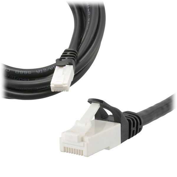 オーム電機 つめ折れないLAN CAT6A20ーK 05-1071 1セット(5個)（直送品）