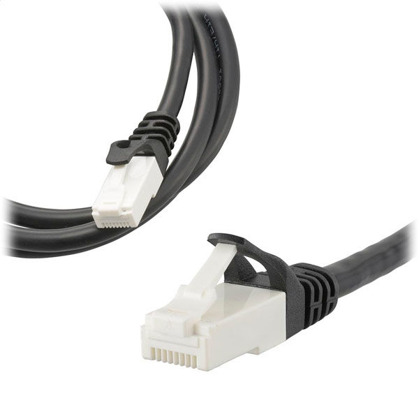 オーム電機 つめ折れないLAN CAT6A10ーK 05-1070 1セット(5個)（直送品）