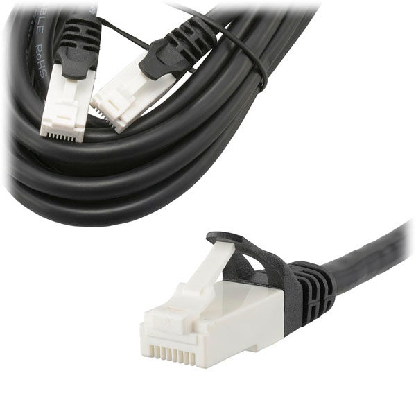 オーム電機 つめ折れないLAN CAT6A30ーK 05-1072  1個（直送品）