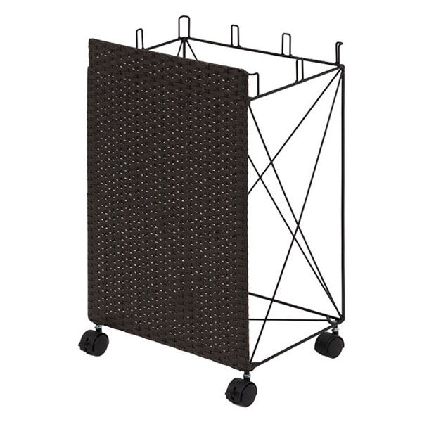 軒先渡し】萩原 分別ごみ箱ラック 幅380×奥行280×高さ605mm