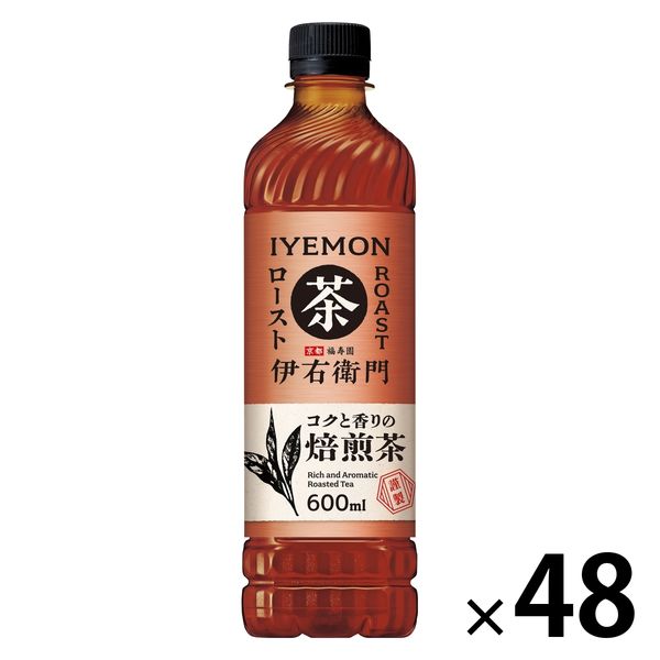 サントリーフーズ 伊右衛門 ロースト 600ml 1セット（48本）